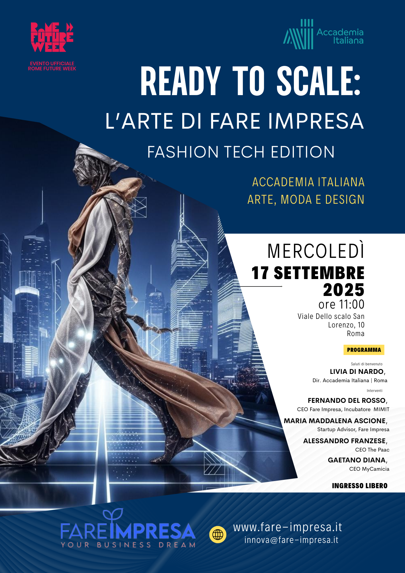 Ready To Scale: l'Arte di Fare Impresa - Fashion Tech Edition | Roma